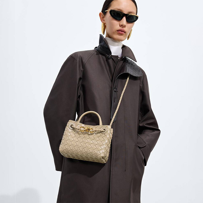 bottega veneta mini andiamo woven tote bag #874957